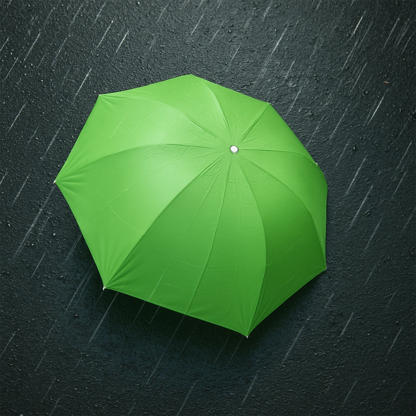 Green Stylish Banana Shaped Mini Foldable Umbrella